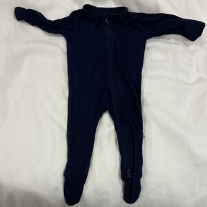 Navy blue kyte footie